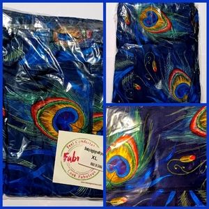 New Peacock XL Leggings with Pockets Fabulegs